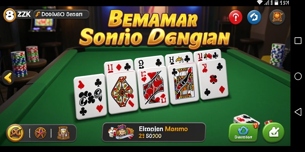 Tampilan menarik gameplay seru Domino dalam 8ZK.