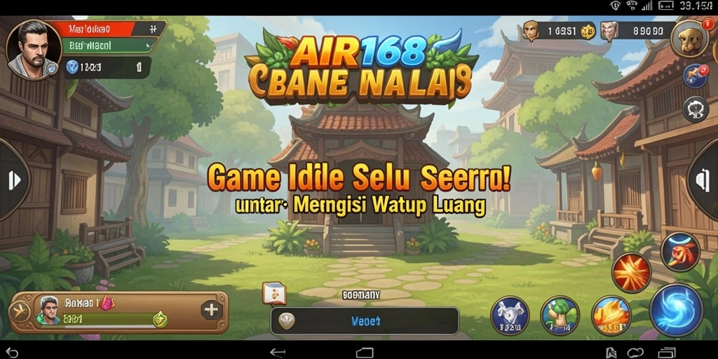 Tampilan gameplay AIR168 yang seru dan menarik dalam suasana game Idle.