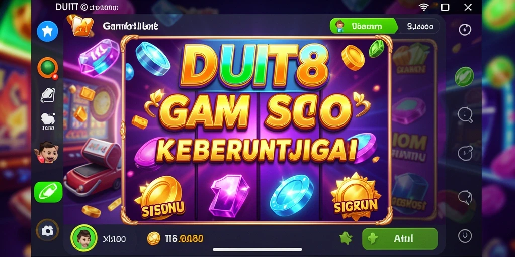 Tampilan menarik dari gameplay Slot di DUIT8.