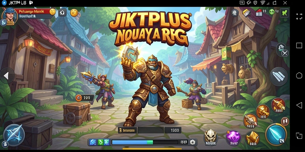 Tampilan gameplay RPG JKTPLUS yang menarik dan mendebarkan.