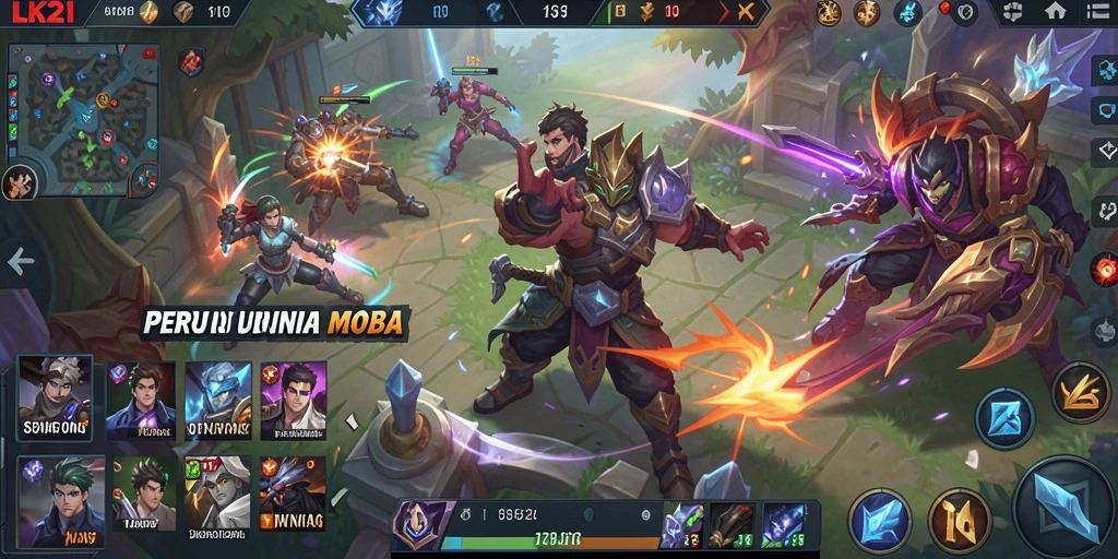 Tampilan screenshot LK21 yang menunjukkan aksi pertarungan seru.