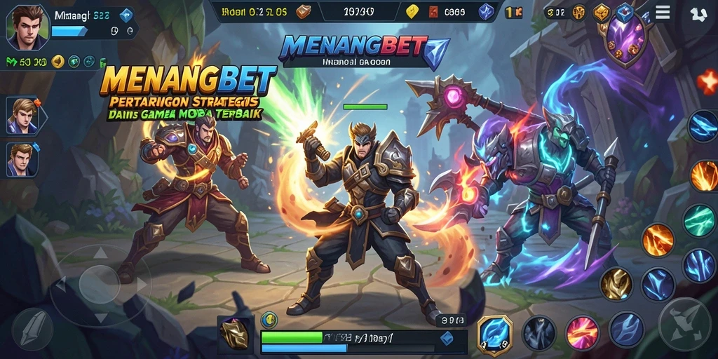 Tampilan intense gameplay dalam MENANGBET dengan strategi tim yang menarik.