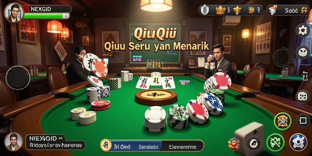 Gameplay seru NEXGID saat bermain QiuQiu bersama teman.