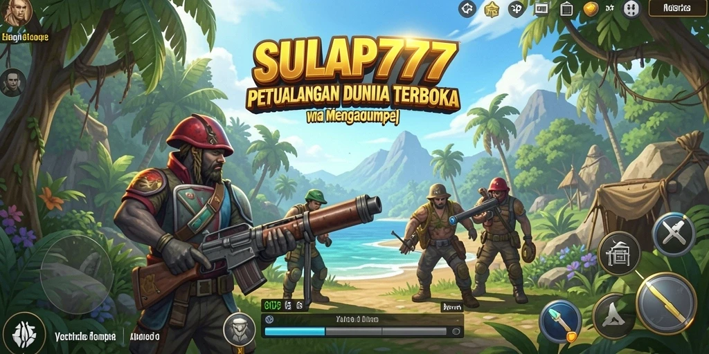 Screenshot gameplay menunjukkan petualangan seru di dunia terbuka.